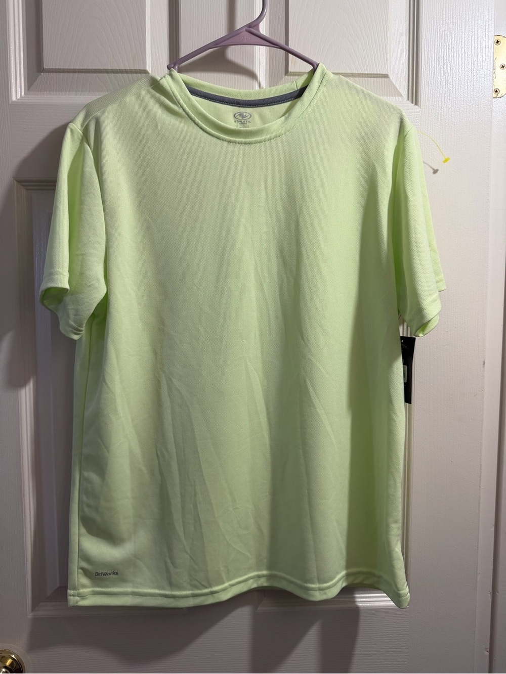 Athletic Works Neon Green Short Sleeve Performance Tee